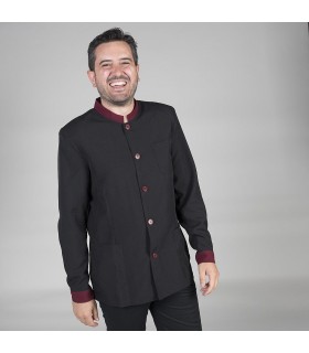 CHAQUETA HOMBRE "MAO" COMBINADA