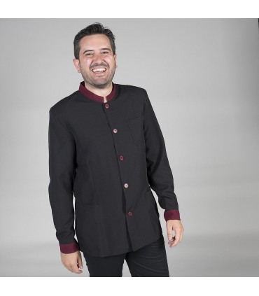 CHAQUETA HOMBRE "MAO" COMBINADA
