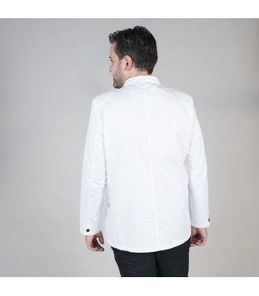 CHAQUETA HOMBRE CUELLO MAO BLANCA