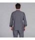 CHAQUETA COCINA UNISEX SILVA CHAMBRAY ROMBOS GRIS MARENGO