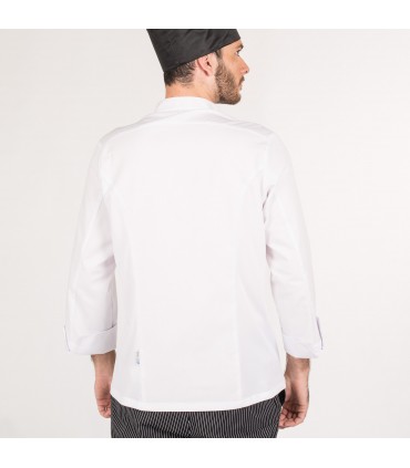 CHAQUETA COCINA HOMBRE CIRCE BLANCA