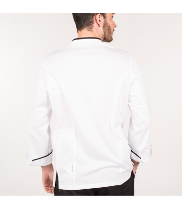 CHAQUETA COCINA HOMBRE DEIMOS BLANCA