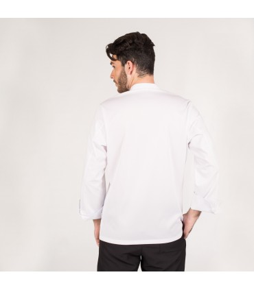 CHAQUETA COCINA HOMBRE EOLO BLANCA