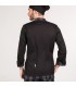 CHAQUETA COCINA HOMBRE AQUILES NEGRA