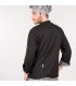 CHAQUETA COCINA HOMBRE CRONOS NEGRA