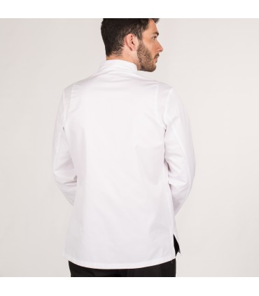 CHAQUETA COCINA HOMBRE APOLO BLANCA