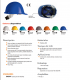 SAFETOP SR, casco alto brillo con rosca dorsal, EN397