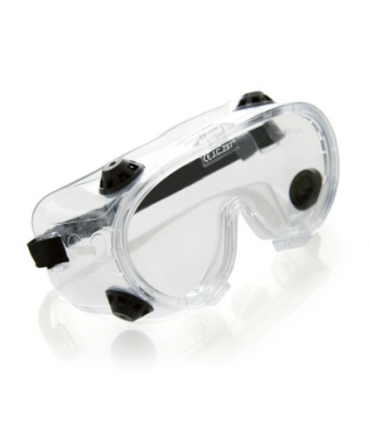 JOLLY, gafa integral de PVC ocular claro con válvulas, 1B