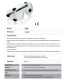 JOLLY, gafa integral de PVC ocular claro con válvulas, 1B