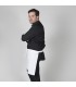 DELANTAL CON BOLSILLO 50x75 CM SARGA BLANCA