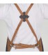 DELANTAL PETO BOL. TEJANO COMBINADO 95X75 CM