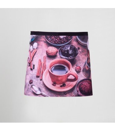 DELANTAL CORTO 35X60 CM COFFEE