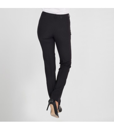 PANTALON MUJER MICROFIBRA NEGRO