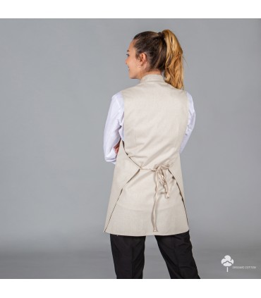 CASULLA LONETA TEJIDO ORGANICO BEIGE