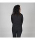 BLUSA MUJER BOTON OCULTO M/L POPELIN