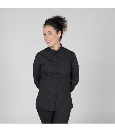 BLUSA MUJER CUELLO MAO M/L