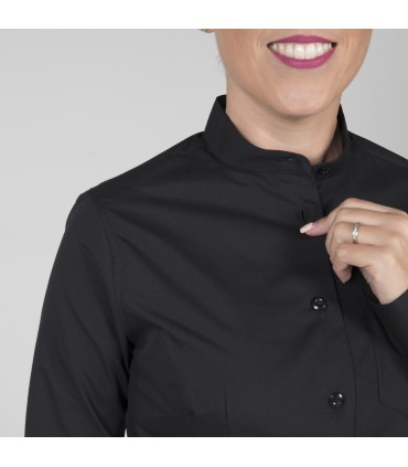 BLUSA MUJER CUELLO MAO M/L