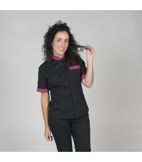 BLUSA MUJER C/MAO M/C COMBINADA