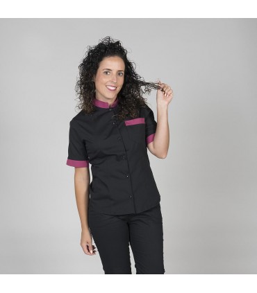 BLUSA MUJER C/MAO M/C COMBINADA
