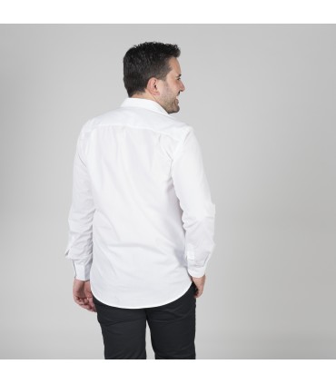 CAMISA HOMBRE M/LARGA POPELIN BLANCO