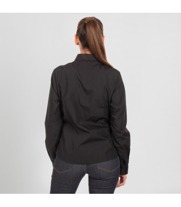 BLUSA MUJER M/L POP. NEGRO "REDLINE"