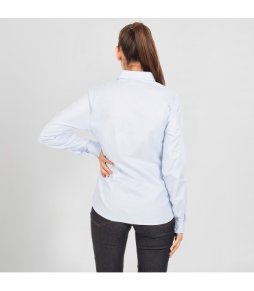 CAMISA MUJER M/L OXFORD  "REDLINE"