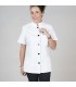 BLUSA MUJER CUELLO MAO M/C SARGA BLANCA