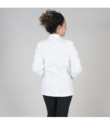 BLUSA MUJER "MAO" M/L BLANCA