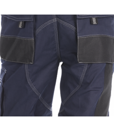 Pantalón multibolsillos flexible con triple costura