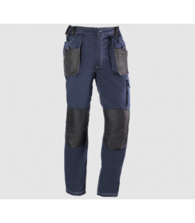 Pantalón multibolsillos flexible con triple costura