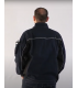 Chaqueta multibolsillos elástica bicolor con triple costura