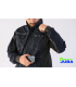 Chaqueta multibolsillos elástica bicolor con triple costura