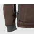 Chaqueta multibolsillos elástica bicolor con triple costura
