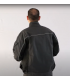 Chaqueta multibolsillos elástica bicolor con triple costura