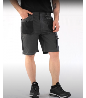 Pantalón elástico multibolsillos con triple costura