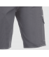 Pantalón elástico multibolsillos con triple costura Gris