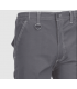 Pantalón elástico multibolsillos con triple costura Gris