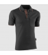 Polo piqué de manga corta Marrón/Neg