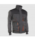 Chaqueta multibolsillos Negro / Gris / Naranja