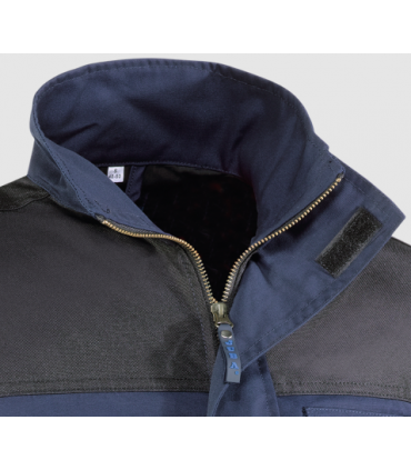 Chaqueta multibolsillos Negro / Azul marino