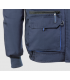 Chaqueta multibolsillos Negro / Azul marino