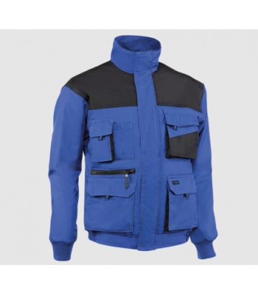 Chaqueta multibolsillos Negro / Azulina