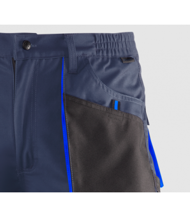 Pantalón multibolsillos Negro / Azul marino