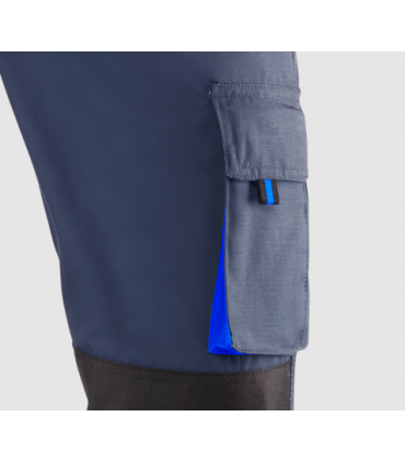 Pantalón multibolsillos Negro / Azul marino