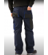 Pantalón multibolsillos Negro / Azul marino