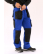Pantalón multibolsillos Negro / Azulina