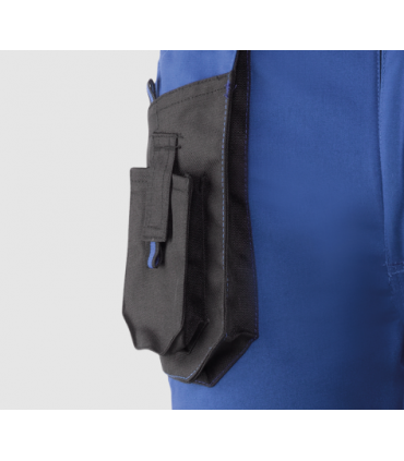 Pantalón multibolsillos Negro / Azulina