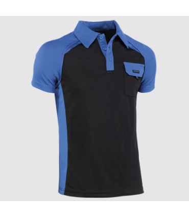 Polo de manga corta Negro / Azulina