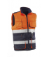 Chaleco multibolsillos de alta visibilidad Naranja fluor/azul