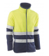 Forro polar Amarillo fluor/azul